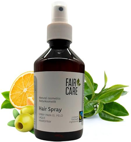 FAIR CARE Haarspray 240ml - FAIRTRADE Haarpflege für langanhaltenden Halt - Für alle Haartypen ohne Rückstände