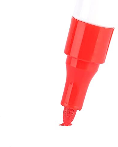 UPALDHOU Autoreifen-Lackstift, 1 Stück, Wasserdicht, Professioneller Auto-Bleistift, Reifen-Lackstift, Markierungsstifte (Rot)
