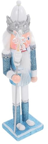 Alipis Christmas Decorative Nutcracker Wood Ornament Series Nutcracker Figurine for Holiday Decor Festive Desktop Decoration for Home and Parties