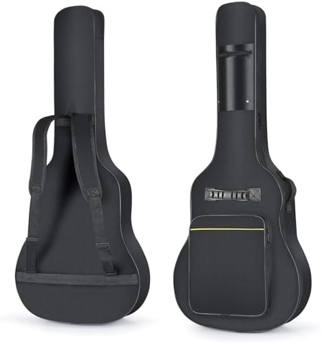 Custodia per chitarra acustica a grandezza naturale, borsa per chitarra acustica, impermeabile, imbottita, custodia per chitarra classica, borsa per concerto per chitarra acustica, zaino protettivo