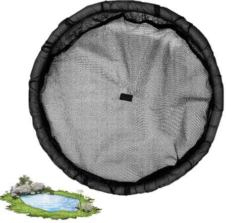 Schwimmende Pflanzeninsel,Schwimmring Für Teichpflanzen - Feinmaschiger Pflanzkorb 45 cm für Teichlandschaften, Gartenteich & Fischdekoration