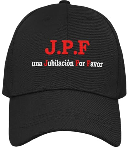 Vulfire Gorra Hombre Jubilado - Regalo para Jubilados Cumpleaños Original Ideas de Regalos para Él para Navidad Talla Única con Visera Jubilación