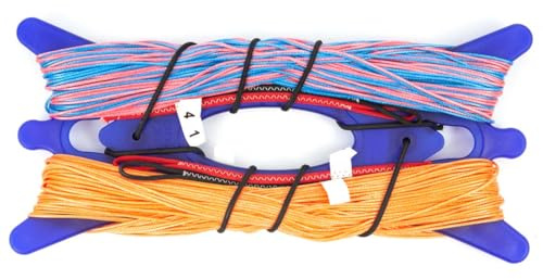 HQ Dyneema 4 Drachenleinen auf Winder für Lenkdrachen Made in Germany | Sehr dehnungsarme Dyneema-Fasern für direkte Lenkimpulse hohe Präzision geringe Reibung mit Farbcodierung nach Leinenstärke