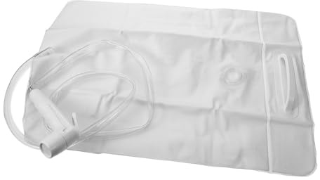 VOSAREA Tragbare Campingdusche Faltbarer Wasserbeutel Leichtgewicht Wassersack Outdoor Dusche für Wandern Bergsteigen mit Weißem Griff Kompakt und Robust für Unterwegs