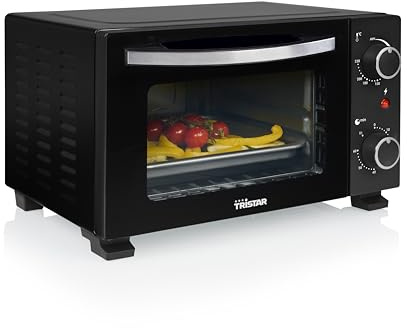Forno Mini 10 L, 800 W, Termostato Regolabile, Timer 60 Minuti, Porta Doppio Vetro per Cottura Versatile, OV-3610