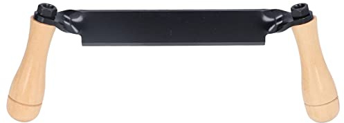ZAWELIYO Couteau à Tirer Droit, Outil de Travail du Bois Durable et Sûr pour Poteau de Clôture en Bois de Rondins, Couteau de Rasage de Type Droit en Acier au Tungstène adapté aux Charpentiers en et