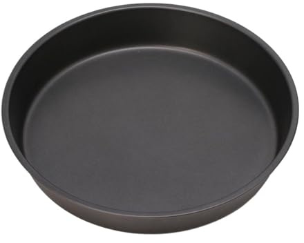 Plato hondo redondo for Pizza, bandeja antiadherente for pastel, herramienta de cocina for hornear, acero 24cm(22cm)