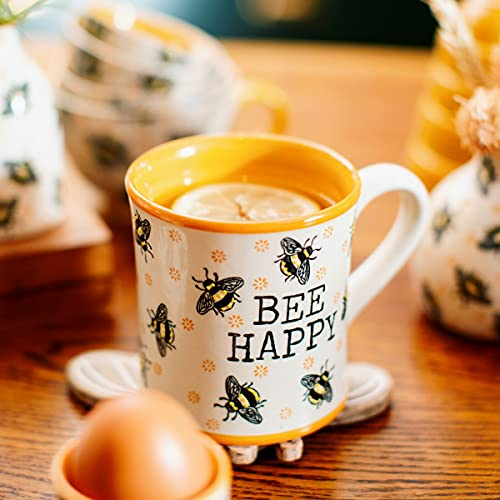 Sass & Belle Bee Happy Yellow Mug