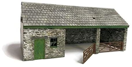 Scale Model Scenery KX064-OO Farm Machinery/Tractor Store & Workshop For OO Scale Model Railway Layouts & 1:76 Diecast Dioramas
