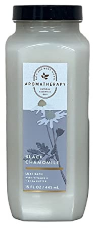 Bath and Body Works Aromatherapy Black Chamomile Luxury Bubble Bath 15 Fl Oz (Black Chamomile)