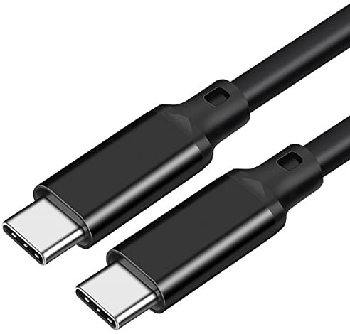 Câble de transfert de données vidéo USB 3.2 Gen 2 x 2 100 W pour Lepow Z1 15,6 pouces, InnoView, ASUS ZenScreen, KYY, Cocopar, Arzopa, AOC, ViewSonic - Câble d'alimentation HDR
