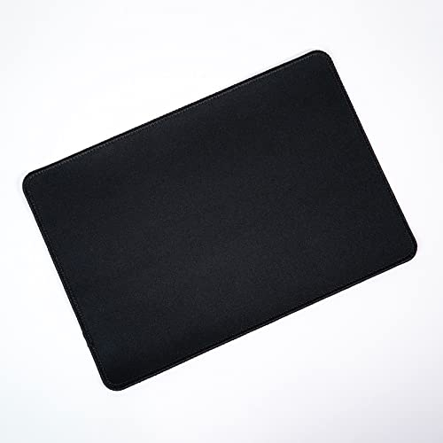 Gomin Mauspad – 320x220mm Gaming Mousepad Mittelgroß – Ohne störendes Logo und Vernähte Kanten – rutschfest und Wasserdicht – Verbessert Geschwindigkeit und Präzision für PC, Büro, Laptop – Schwarz