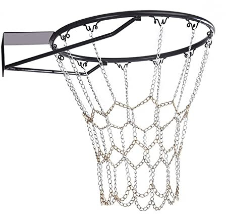 WILLWA Outdoor Universal Heavy Duty Indoor Standard Stahlkette Basketballnetz Spiele Training Goal Hoop Langlebiger Sport