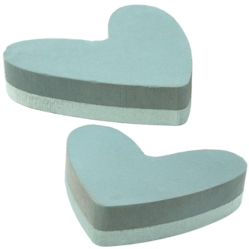 Flowerbox Oasis Steckschaum Foam Frames Herzen 24cm Steckmasse Steckschwamm - 2 Stück