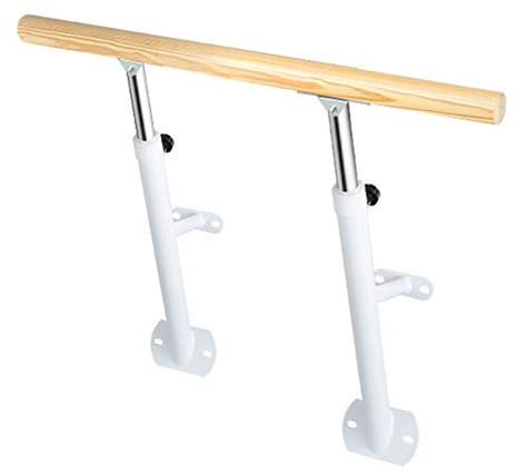 Ballettstangen, tragbar, freistehend, verstellbar, für Zuhause oder im Studio, für Erwachsene und Kinder, Stretch-Balance-Ballettstange (Farbe: Weiß, Größe: 1 m)