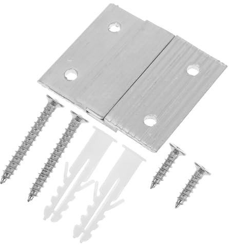 FIXOSHEE 1set Heavy-Duty z Clips French Cleat Picture Hanger Kit for Secure Wall Mounting Adjustable Brackets for Art Frames Mirrors Easy Installation Included Hardware