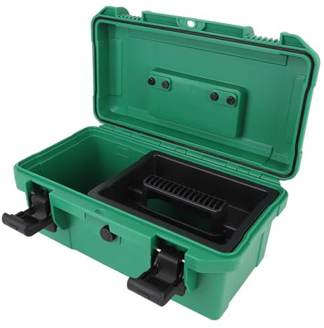 Kleiner Werkzeugkasten mit PP-Tür, Wasserabweisend, Herausnehmbare Ablage, 35,6 X 17,8 X 15,2 Cm, für Traktoren, Geländefahrzeuge, UTVs, Nutzfahrzeuge, Konzipiert für