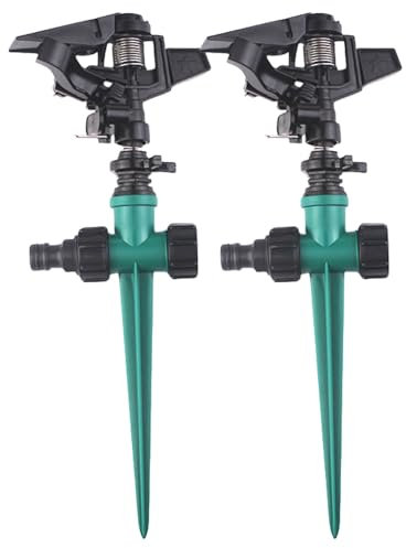 Arroseur efficace pour pelouses et jardins avec arroseur rotatif automatique et angles réglables