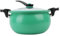 Pentola a pressione, pentola a pressione rapida da 11 pollici con maniglia di bloccaggio, micro-stockpot antiaderente per gas, induzione (verde)