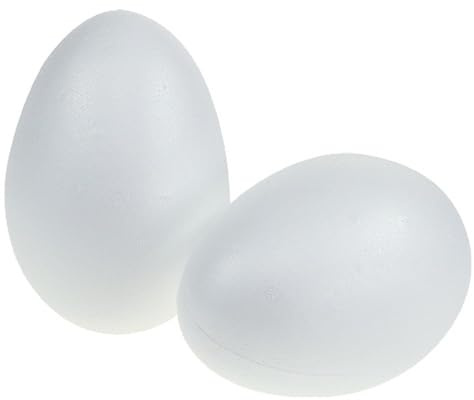 Floristik24 Styroporeier 15cm 5er Set - Ideal für Basteln, Osternest, Dekoration, 5 Stück