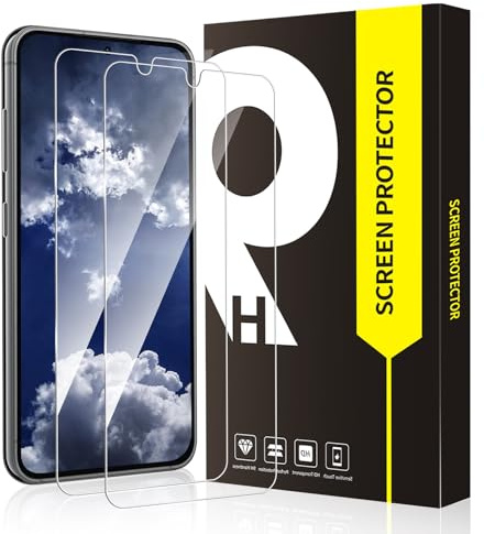 Cable Leader 2 Stück Schutzfolie für Panzerglas für Samsung Galaxy S23 5G, 9H Härte Anti-Kratzer Anti-Bläschen Anti-Öl Samsung S23 Schutzglas, 2.5D Kante HD Ultrabeständig S23 Displayschutzfolie
