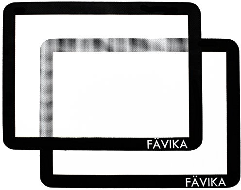 FAVIKA Silicone Baking Mat Set X2 - Premium 100% BPA Free - Non-Stick Baking Mat - Professional Grade Silicone Cookie Sheet (Standard Baking Tray Size 15x11)