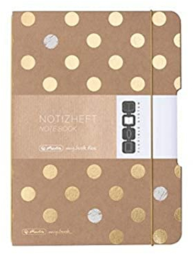 Herlitz Notizheft flex A5 Pure Glam, 40 Blatt Gepunktet, 1 Stück