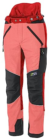 PSS Schnittschutzhose X-Treme Vectran Rot/Schwarz Größe 27 untersetzt
