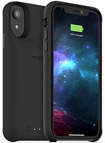 Mophie Juice Pack Access - Coque Batterie Power Bank 2000 mAh Chargeur à Induction pour iPhone XR - Noir