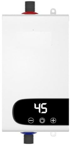 Mocturnity Chauffe-Eau Électrique 4500 W - Chauffage Instantané Chauffe-Eau Électrique à Température Constante Prise UE Installation Facile