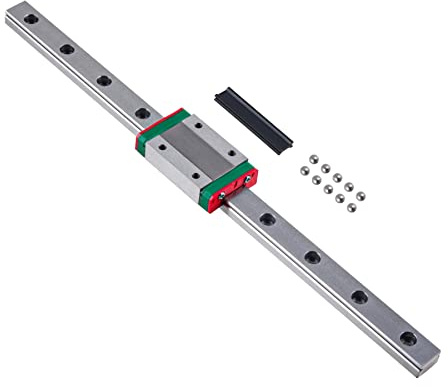 CNCYEAH MGN12H 350 mm Miniatur Lineare Schienenführung mit MGN12H Gleitblöcke Linearlager, linearem Führungsblock für automatische Geräte, Präzisionsmessgeräte