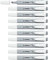 STABILO 10 Textmarker Swing Cool Keilspitze Pastell Grau Seide