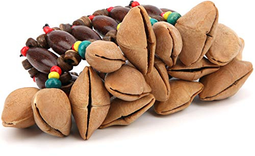 Afrikanische Schamanen Nussschalen Musikinstrument Nussschale Afrikanisches Armband Nussschale Handglocke Percussion Musikinstrumente