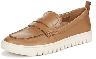 Vionic Women's Uptown Loafer Camel Leather 8.5 M