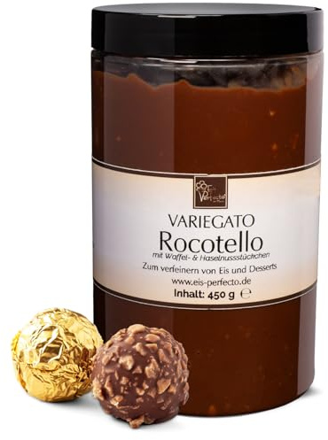 ROCOTELLO Variegato zum marmorieren für selbstgemachtes leckeres Milcheis │ MEGA GESCHMACK│ Auch super lecker in Desserts wie Joghurt, Pancake, Crepes uvm. │ Inhalt 450 g
