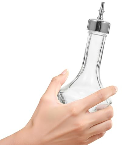 MAGICLULU Cocktail Tropfflasche 50Ml Glas Dosierflasche Für Bitterstoffe Barzubehör Präzises Ausgießen Für Zuhause Und Bar