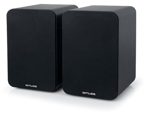 Enceintes bibliothéque Active - Muse M-620 SH - 150W avec BT, USB, Entrée Optique, RCA, Coaxiale - Volume/Aigus/Graves réglables