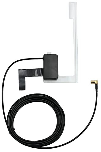 Bohaner DAB Car Antenna SMB, DAB+Radio Aerial Antenna AM/FM with 3M Copper Coaxial Cable Stable Transmission Car Radio Glass Windscreen Mount for Pioneer Clarion JVC Kenwood Alpine