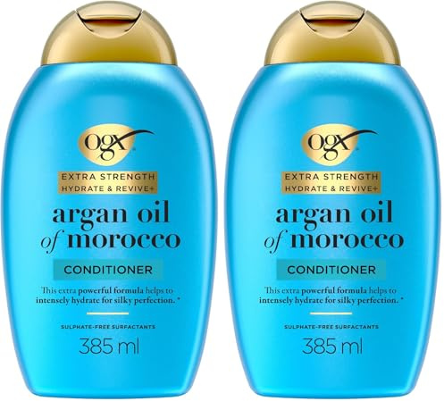 OGX Argan Oil of Morocco Extra Strength Shampoo Hydrate & Revive 2x385 ml