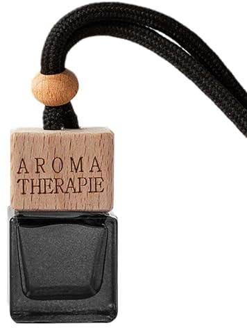 Autoduft Diffuser Anhänger, Parfüm Diffuser für Auto - Parfüm Anhänger aus Glas, nachfüllbare Diffusorflasche 8 ml - Leerer Lufterfrischer mit f f