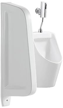 Urinal Screen Ceramic Material，Toilettenabtrennung,Wall-Mounted Men's Urinal Privacy Screen,für Hotel/Schulen/Kindergärten/Einkaufszentren/öffentliche Plätze Urinal Screen Toilettenabtrennung