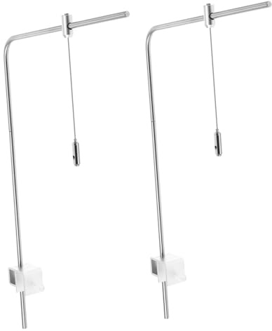 FONDOTIN Einstellbare Aquarium Licht Rack Für Wasserpflanze Beleuchtung Silber Aquarium Licht Anlage Halterung