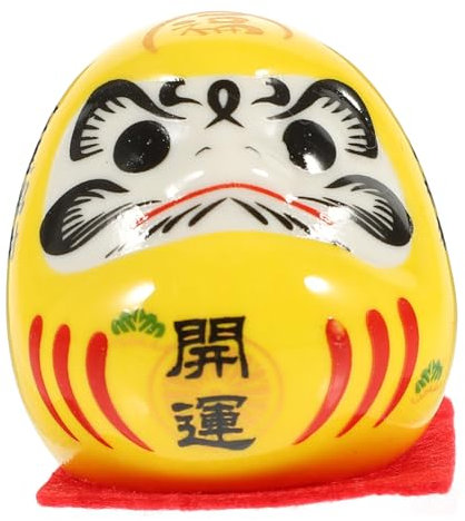 PartyKindom Japanische Keramikfigur Glückspuppe Desktop Ornament Auto Dekoration Lebendige Kleiner Deko Für Zuhause Und Büro