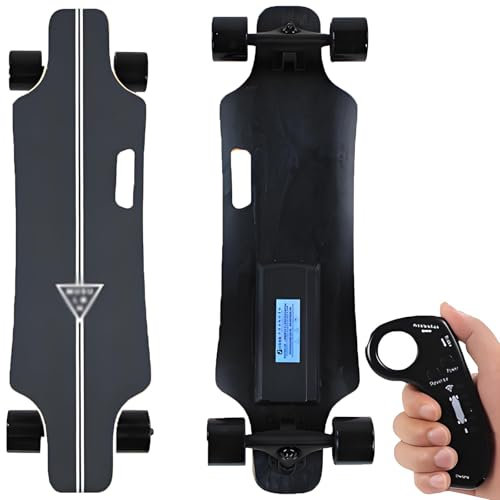 smafoseedding 2025 Elektro-Skateboard Mit Fernbedienung – Komplettes Cruiser-Longboard-Skateboard Für Erwachsene Und Jugendliche, Höchstgeschwindigkeit 25 Km/H + 15 Km Reichweite,TypeA