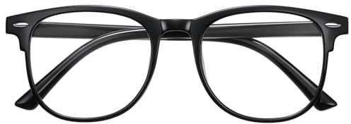 Okany 1 Pack Blue Light Blocking Glasses Women Men, Round Computer Glasses | 99.9% Blue Light Blocker Eye Fatigue Relief UV400 Anti Glare Lens Computer Screen Filter Work From Home