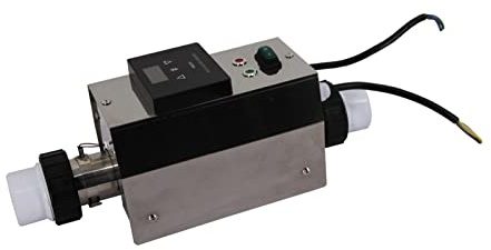 3KW Swimming Pool Heater Temperature Control Thermostat with Circulation System Touch Screen Digital Display Controller for Swimming Pool,Good Thermal Conductivity
