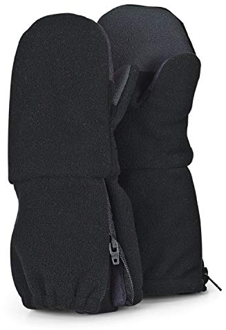 Sterntaler - Pojkar handskar vattenavvisande fleece nävar med dragkedja tunn och bomull fleecefoder enfärgad, svart – 4321906