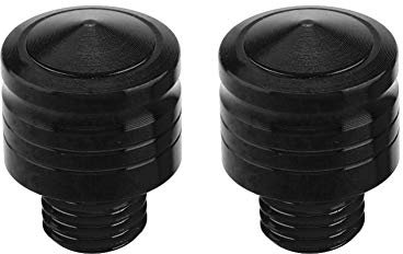 Rückspiegelgewinde, M10 * 1, 25 Universal Motorrad Rückspiegel Gewindebolzen Adapterschrauben(Schwarz)