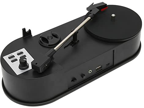 GOWENIC Turntable to MP3 Converter, Mini Record Player, to MP3 Converter, USB 2.0 Turntable Record Player Professional Turntable to MP3 Converter for Music Lovers