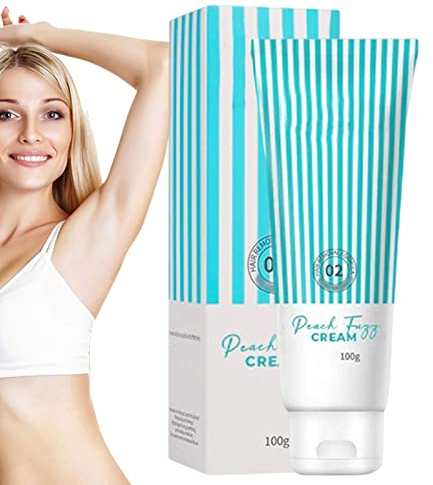 Stronrive Enthaarungscreme für das Gesicht für Frauen - Haarentfernung Peach Fuzz Remover, Oberlippe Haarentfernungscreme, 100g langanhaltende, schnell wirkende Enthaarungscreme für empfindliche (1)